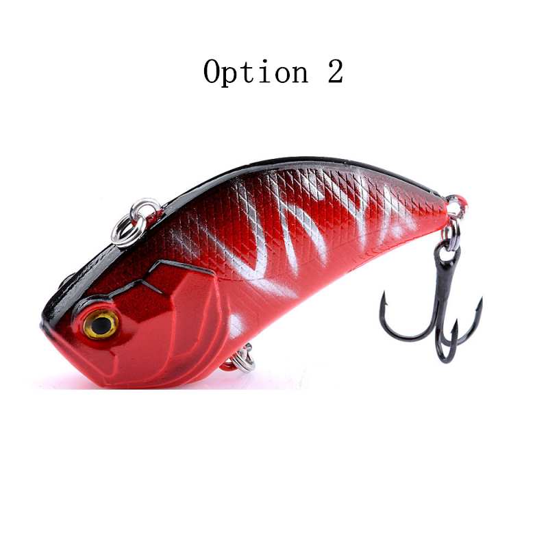 2pc 5.2cm 13g plastic VIB sinking lure lipless crankbait