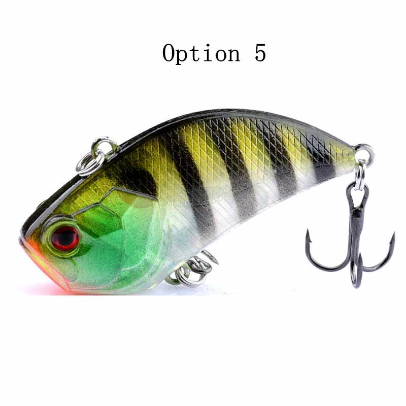 2pc 5.2cm 13g plastic VIB sinking lure lipless crankbait