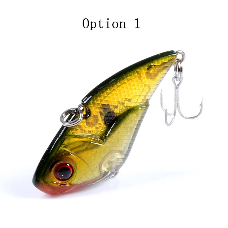 2pc 5.3cm 14.3g plastic sinking VIB lure lipless crankbait