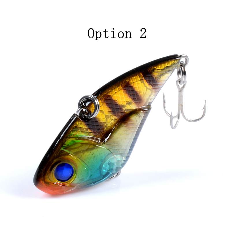 2pc 5.3cm 14.3g plastic sinking VIB lure lipless crankbait