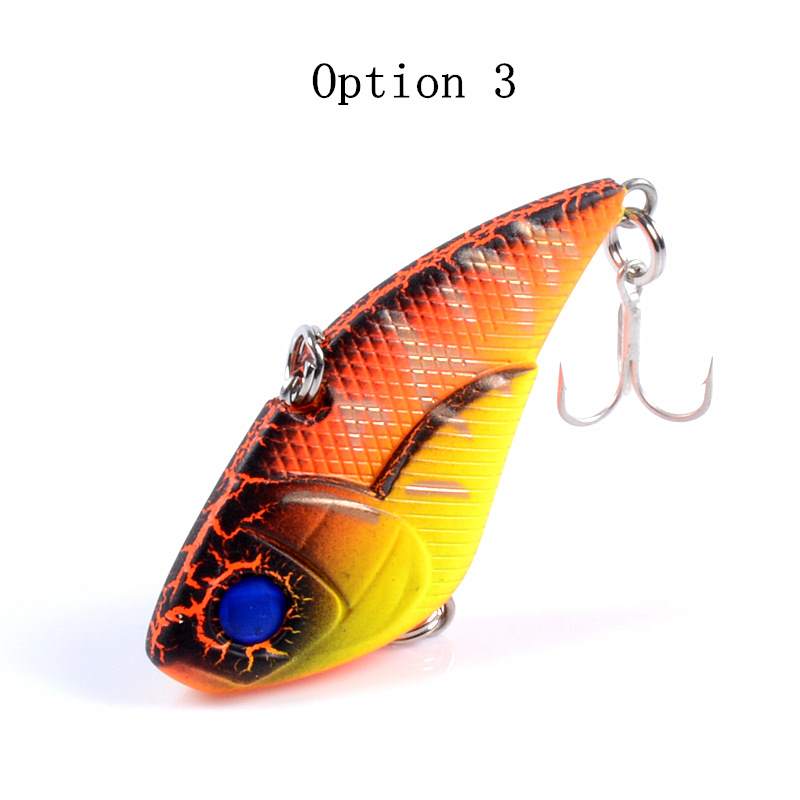 2pc 5.3cm 14.3g plastic sinking VIB lure lipless crankbait