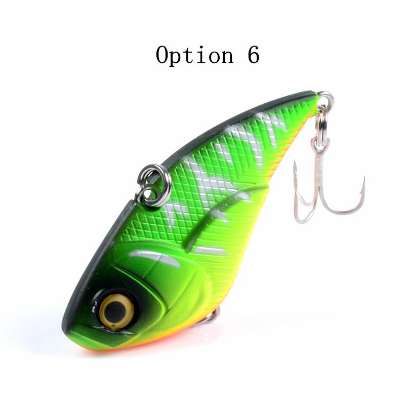 2pc 5.3cm 14.3g plastic sinking VIB lure lipless crankbait