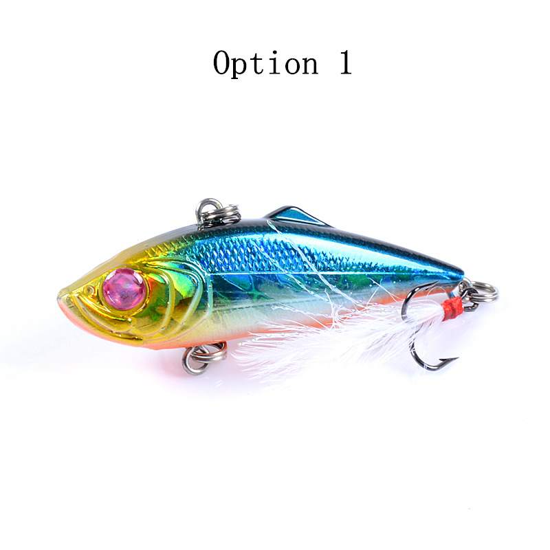 2pc 6.1cm 11.2g plastic sinking VIB lure lipless crankbait