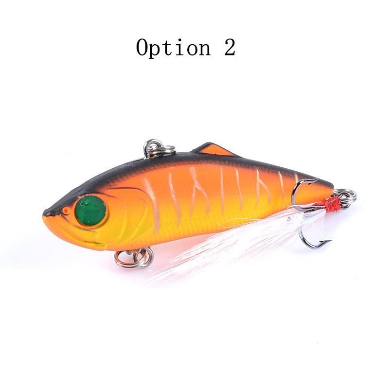 2pc 6.1cm 11.2g plastic sinking VIB lure lipless crankbait