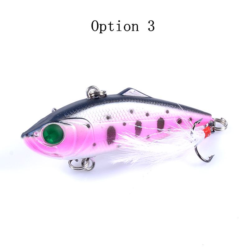 2pc 6.1cm 11.2g plastic sinking VIB lure lipless crankbait