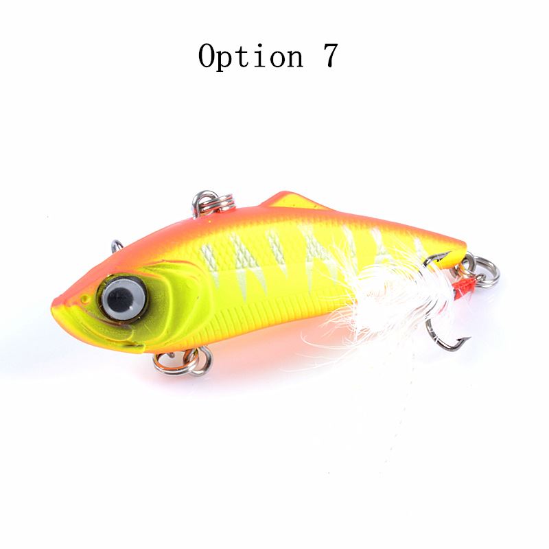 2pc 6.1cm 11.2g plastic sinking VIB lure lipless crankbait