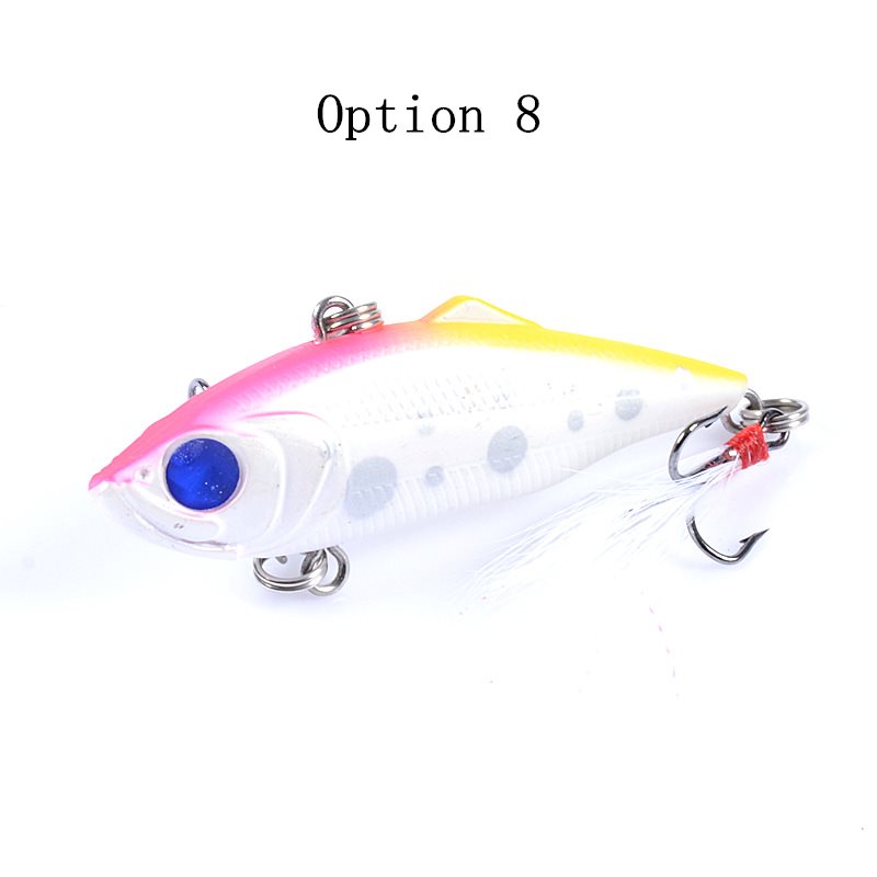 2pc 6.1cm 11.2g plastic sinking VIB lure lipless crankbait