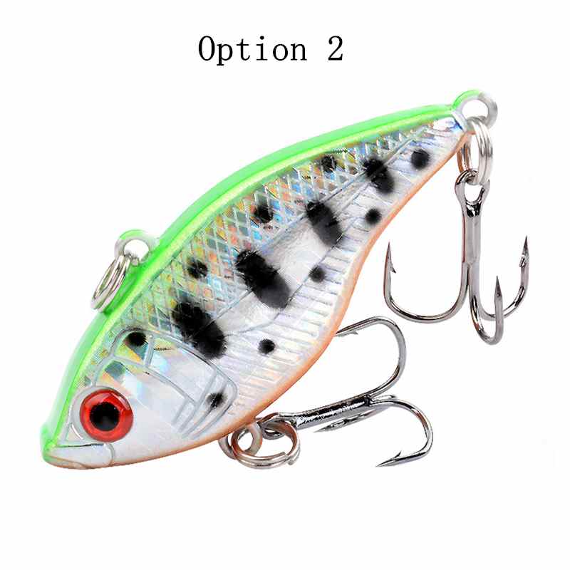 2pc 5cm 14g plastic sinking VIB lure lipless crankbait