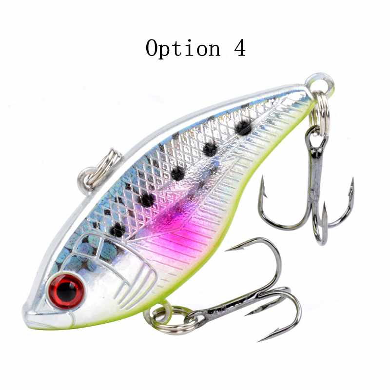 2pc 5cm 14g plastic sinking VIB lure lipless crankbait