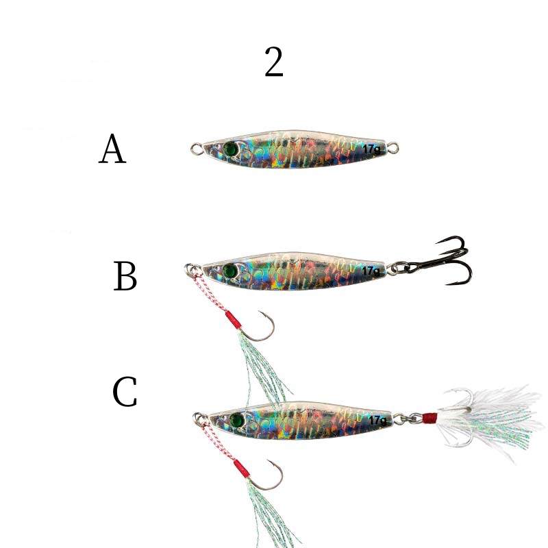 2pc 7/10/14/17/21g Jig fishing lure wholesale