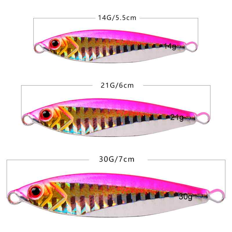 2 pc 14/21/30g Jig fishing lures wholesale