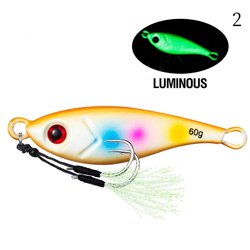 2 pc 7/10/15/20/30/40/60g Jigging lure
