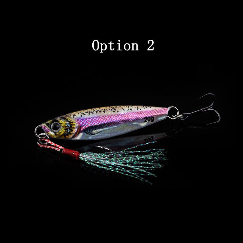 2pcs 7/10/15/20/25/30/40/60/80g metal Jig lures