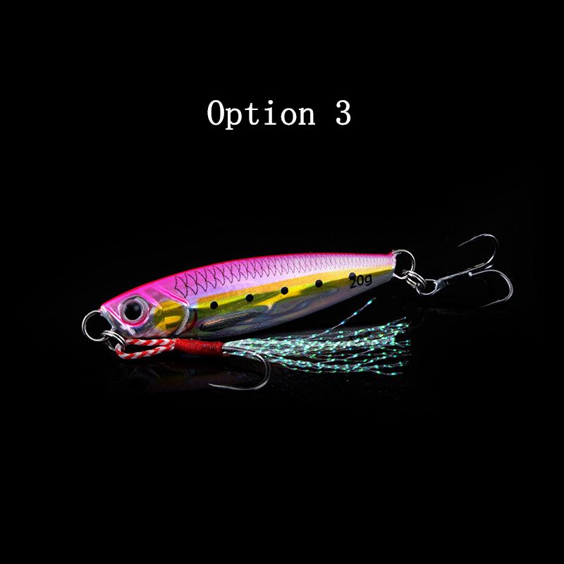 2pcs 7/10/15/20/25/30/40/60/80g metal Jig lures