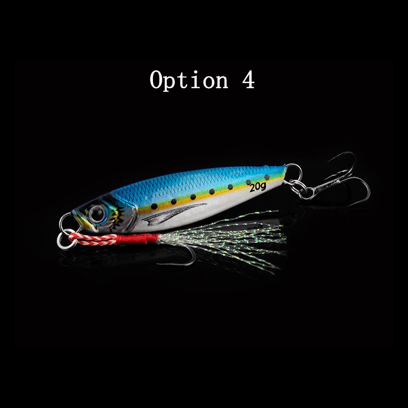 2pcs 7/10/15/20/25/30/40/60/80g metal Jig lures