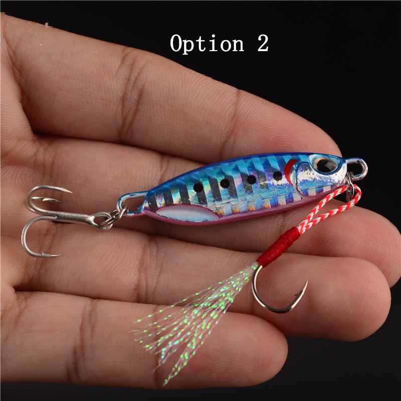 2pcs 10/15/20/25/30/40/60g metal Jig lures