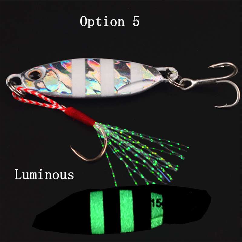 2pcs 10/15/20/25/30/40/60g metal Jig lures