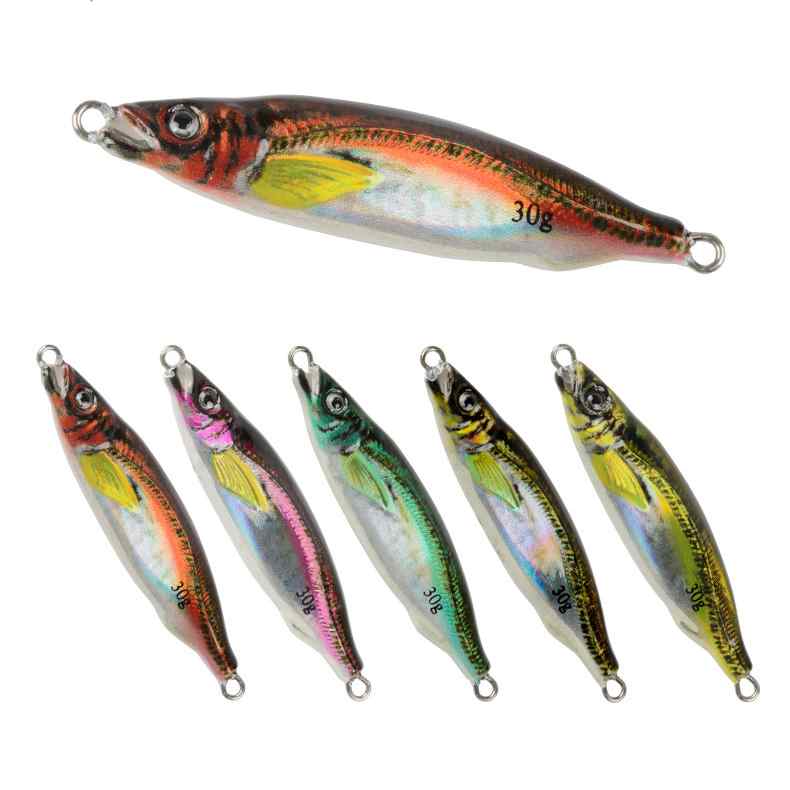 2pc 10/15/20/25/30/40/60/80g 3D printed JIG lure