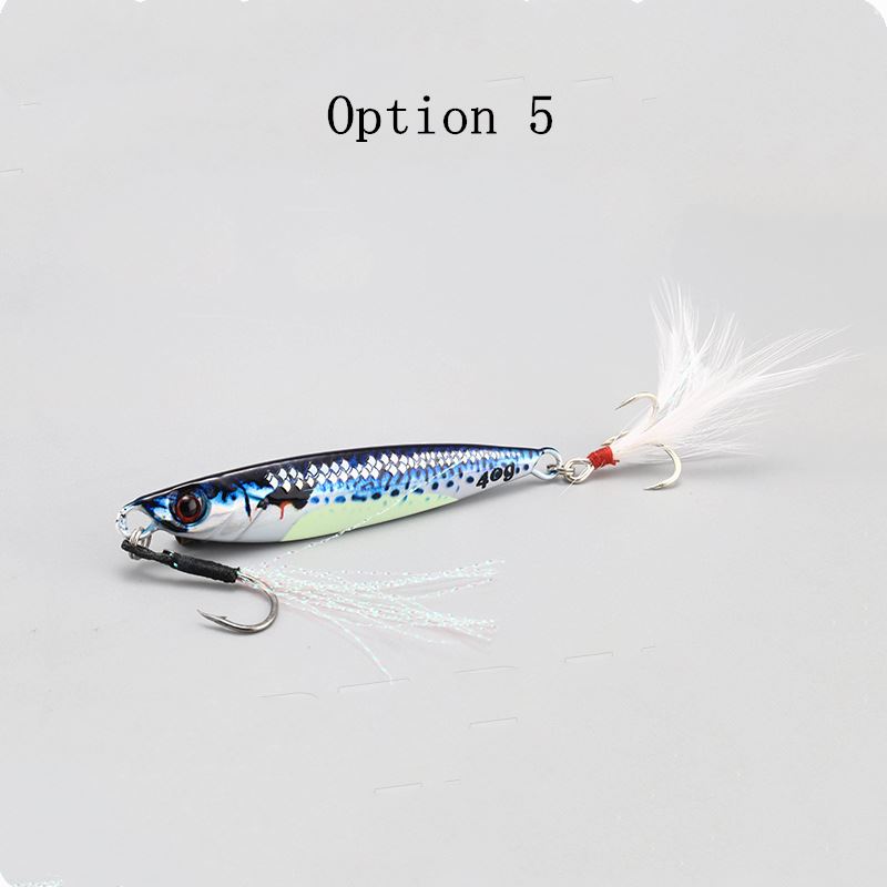 2pcs 20/30/40/60/80g 3D Live Scale Baitfish metal Jig Lures