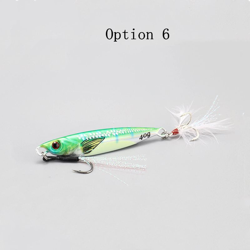 2pcs 20/30/40/60/80g 3D Live Scale Baitfish metal Jig Lures