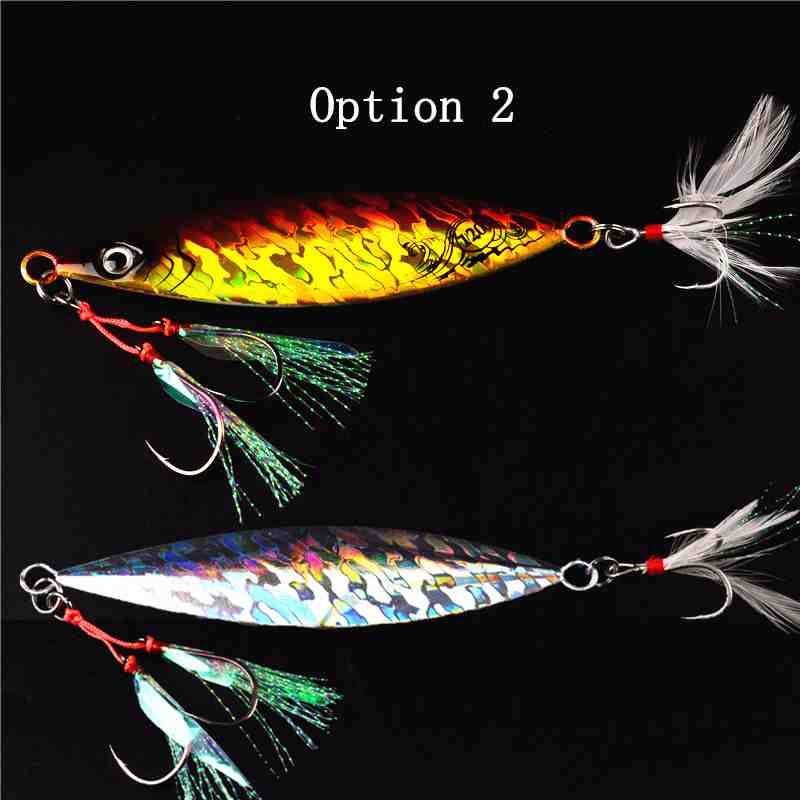 2pcs 20/40/60/80/100/120/150/200g Iron Plate Lure