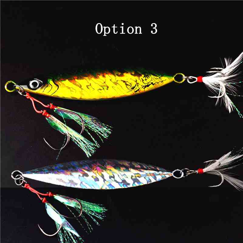 2pcs 20/40/60/80/100/120/150/200g Iron Plate Lure