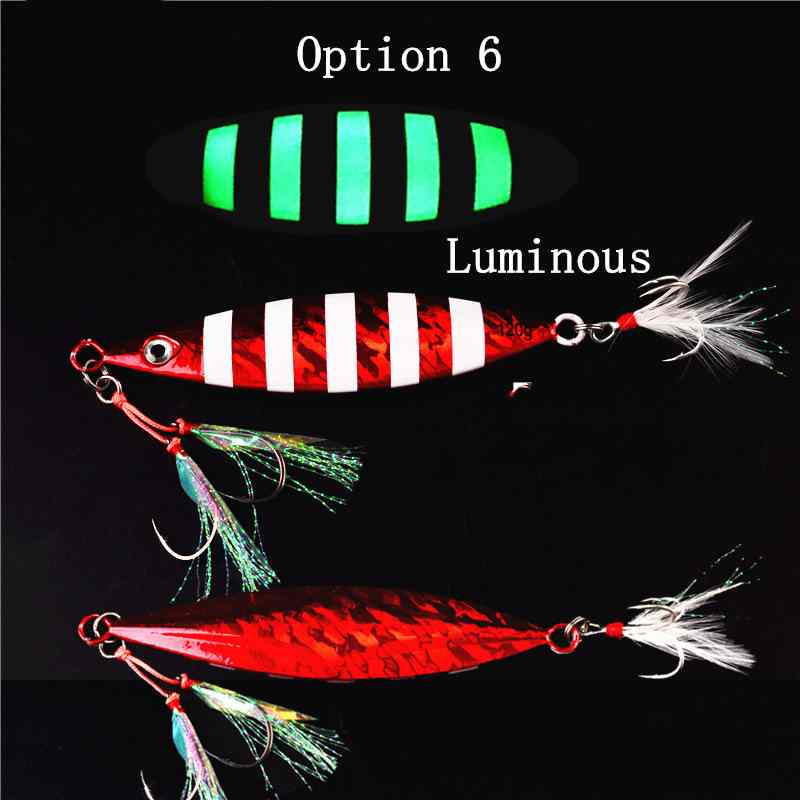 2pcs 20/40/60/80/100/120/150/200g Iron Plate Lure