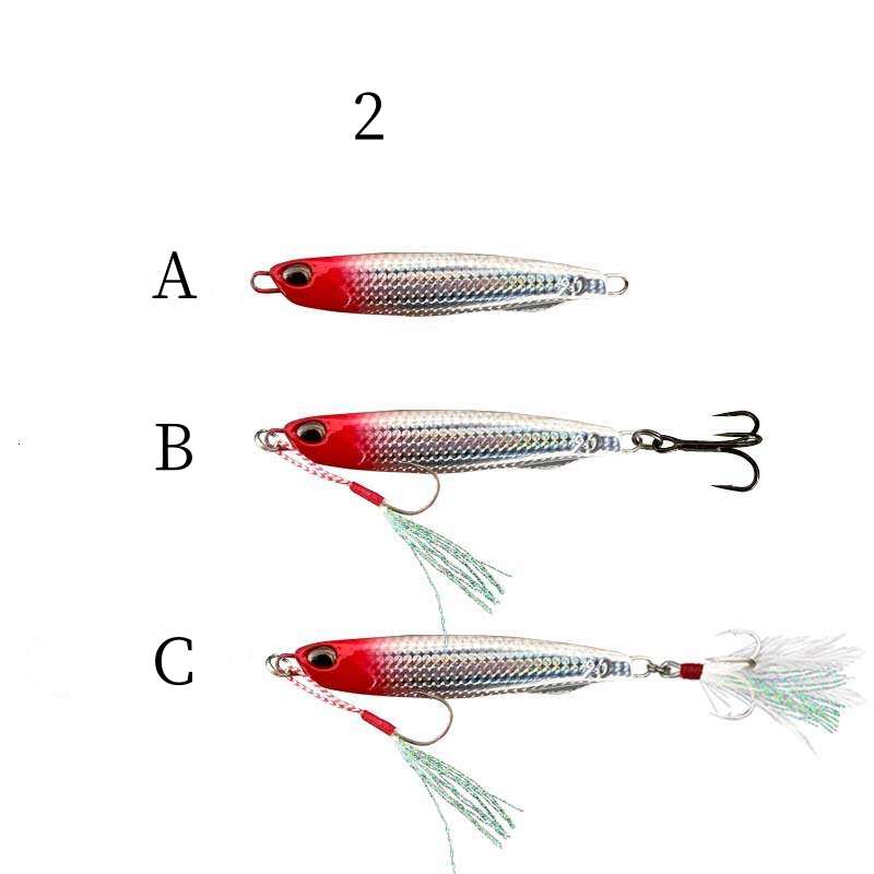 2pcs 7/10/15/20 metal Jig lure
