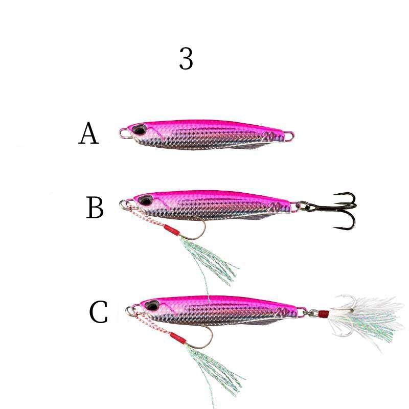 2pcs 7/10/15/20 metal Jig lure