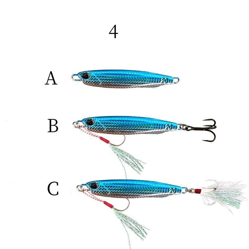 2pcs 7/10/15/20 metal Jig lure