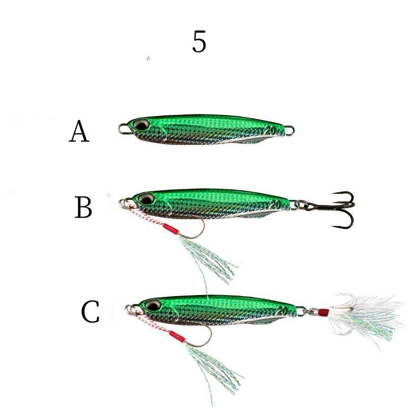 2pcs 7/10/15/20 metal Jig lure