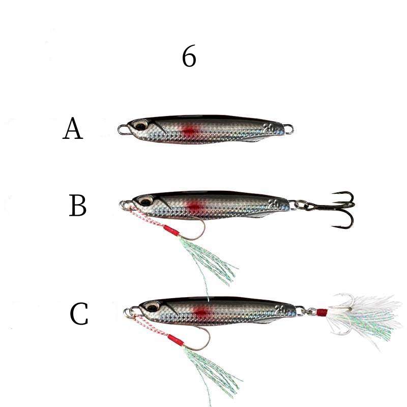 2pcs 7/10/15/20 metal Jig lure