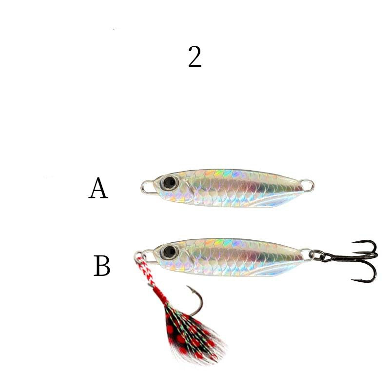 2pc 7/10/15/20/25/30/40g  metal Jig lure