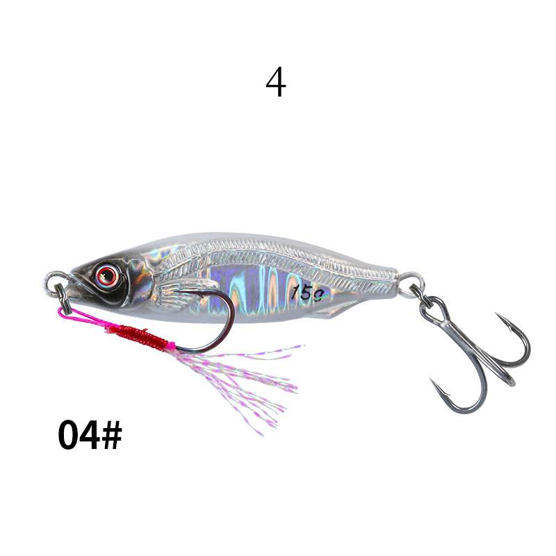 2pc 10/15/20g 3D printed JIG lure
