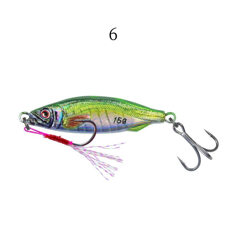 2pc 10/15/20g 3D printed JIG lure