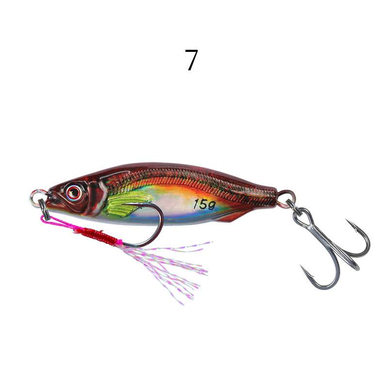 2pc 10/15/20g 3D printed JIG lure