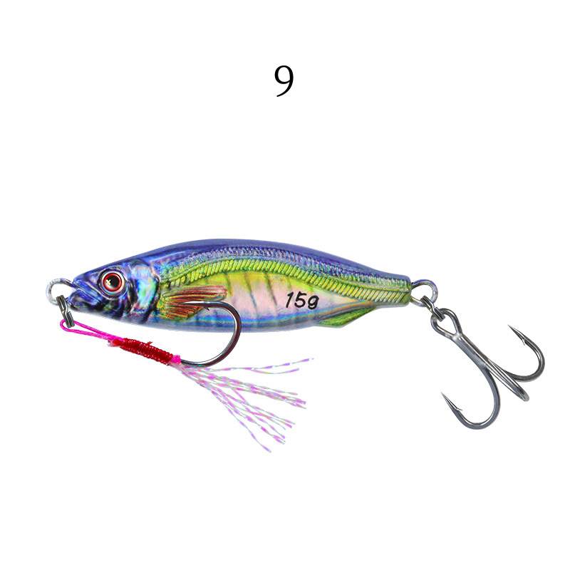 2pc 10/15/20g 3D printed JIG lure