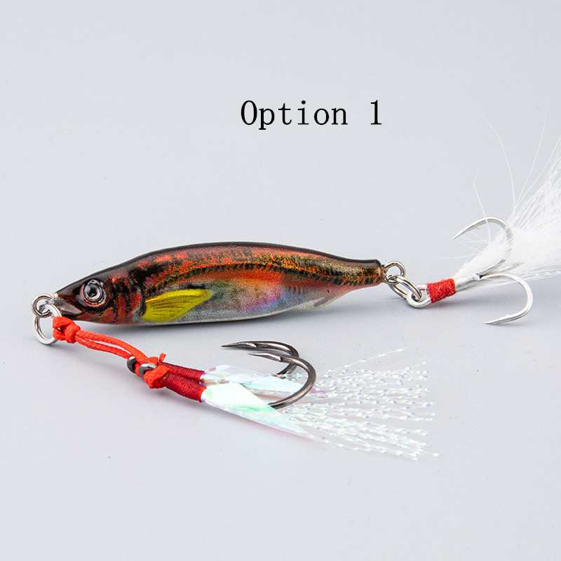 2pc 10/15/20/25/30/40/60/80g 3D printed JIG lure