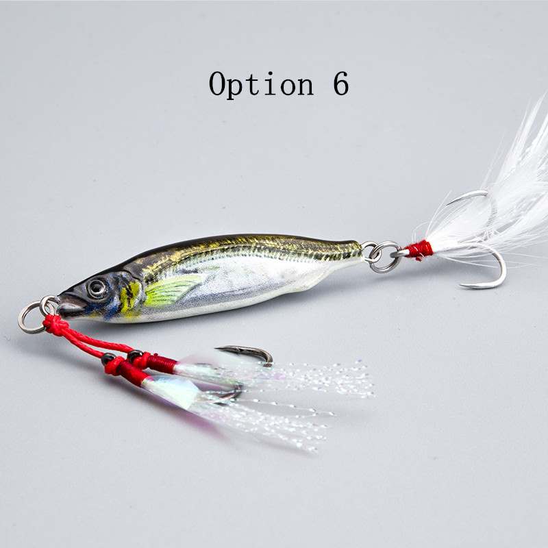 2pc 10/15/20/25/30/40/60/80g 3D printed JIG lure