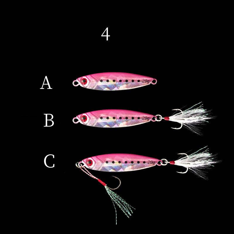 2 pc 30/40/60/80g metal Jig fishing lures made in China
