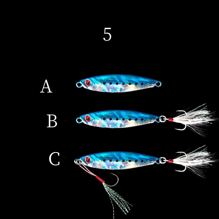 2 pc 30/40/60/80g metal Jig fishing lures made in China