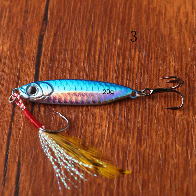 2pc 7/10/15/20/25/30g  Imitation fish scales metal Jig lure