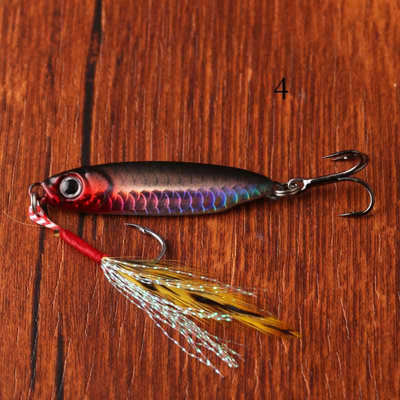 2pc 7/10/15/20/25/30g  Imitation fish scales metal Jig lure