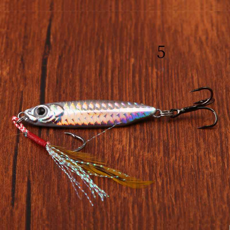 2pc 7/10/15/20/25/30g  Imitation fish scales metal Jig lure