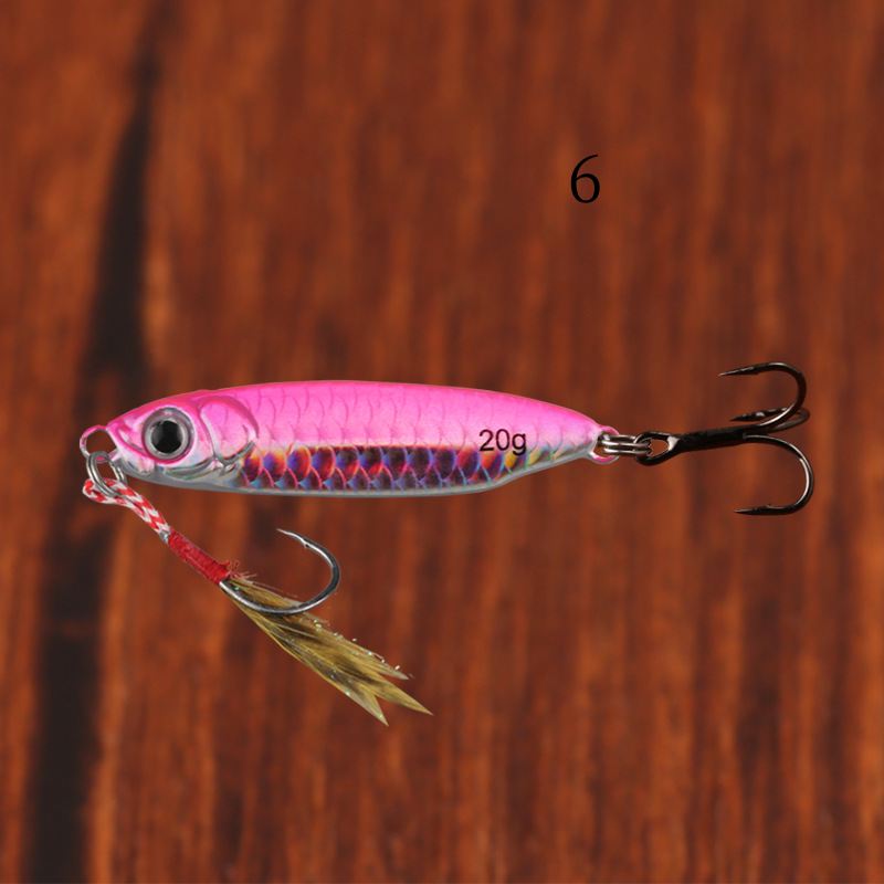 2pc 7/10/15/20/25/30g  Imitation fish scales metal Jig lure