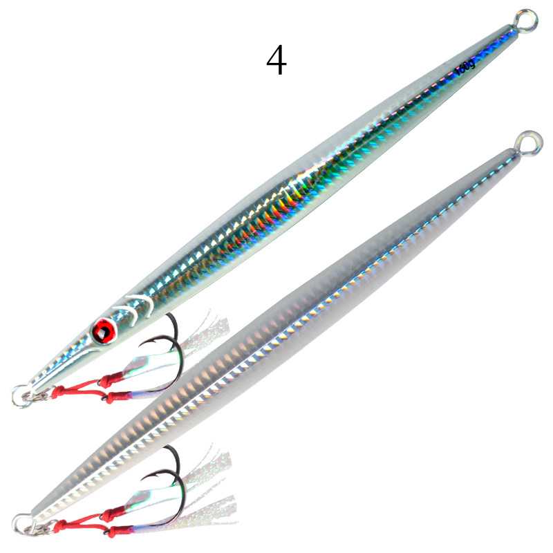 2pc 60/80/160/200/250/300/350/400g long range heavy metal jig lure