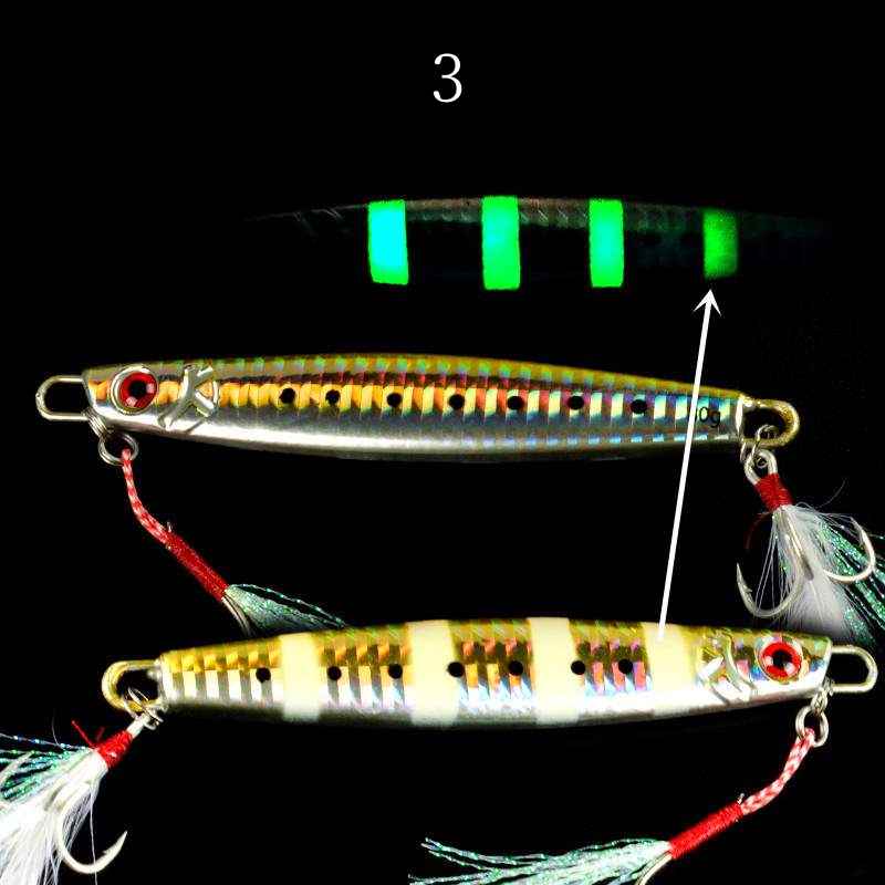 2pc 25/40/60/80/100/120/150/180g long range metal long cast JIG lure