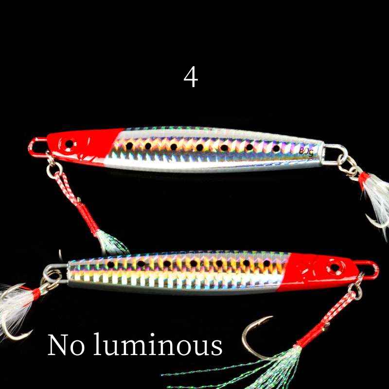 2pc 25/40/60/80/100/120/150/180g long range metal long cast JIG lure