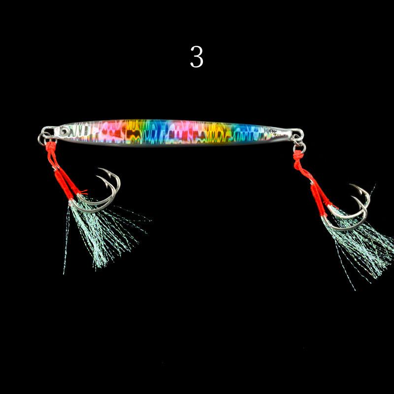 2 pc 40/60/80/100 big fish iron plate jigging lures wholesale