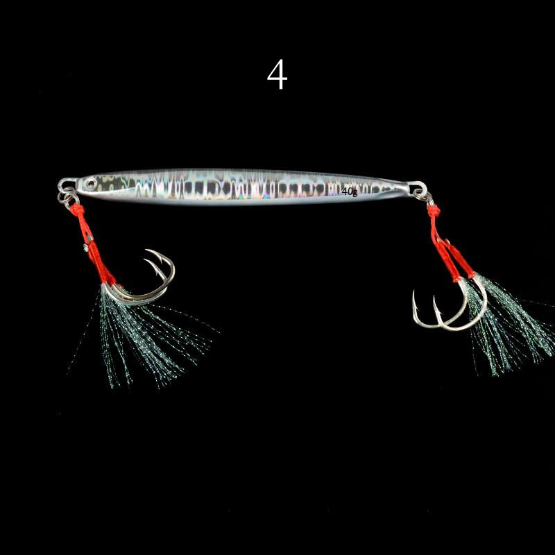2 pc 40/60/80/100 big fish iron plate jigging lures wholesale